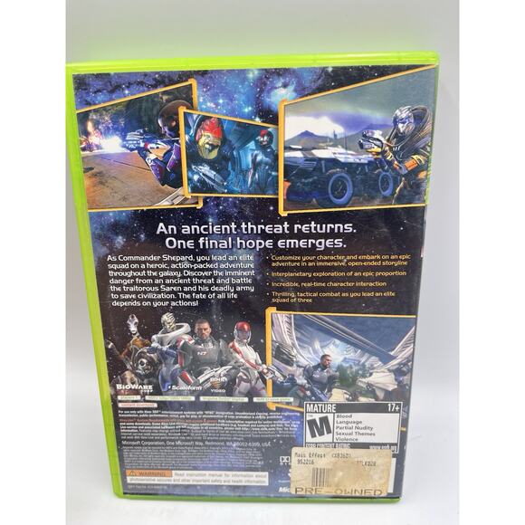 Mass Effect (Microsoft Xbox 360, 2007) CIB Complete Tested and Working - Picture 2 of 7